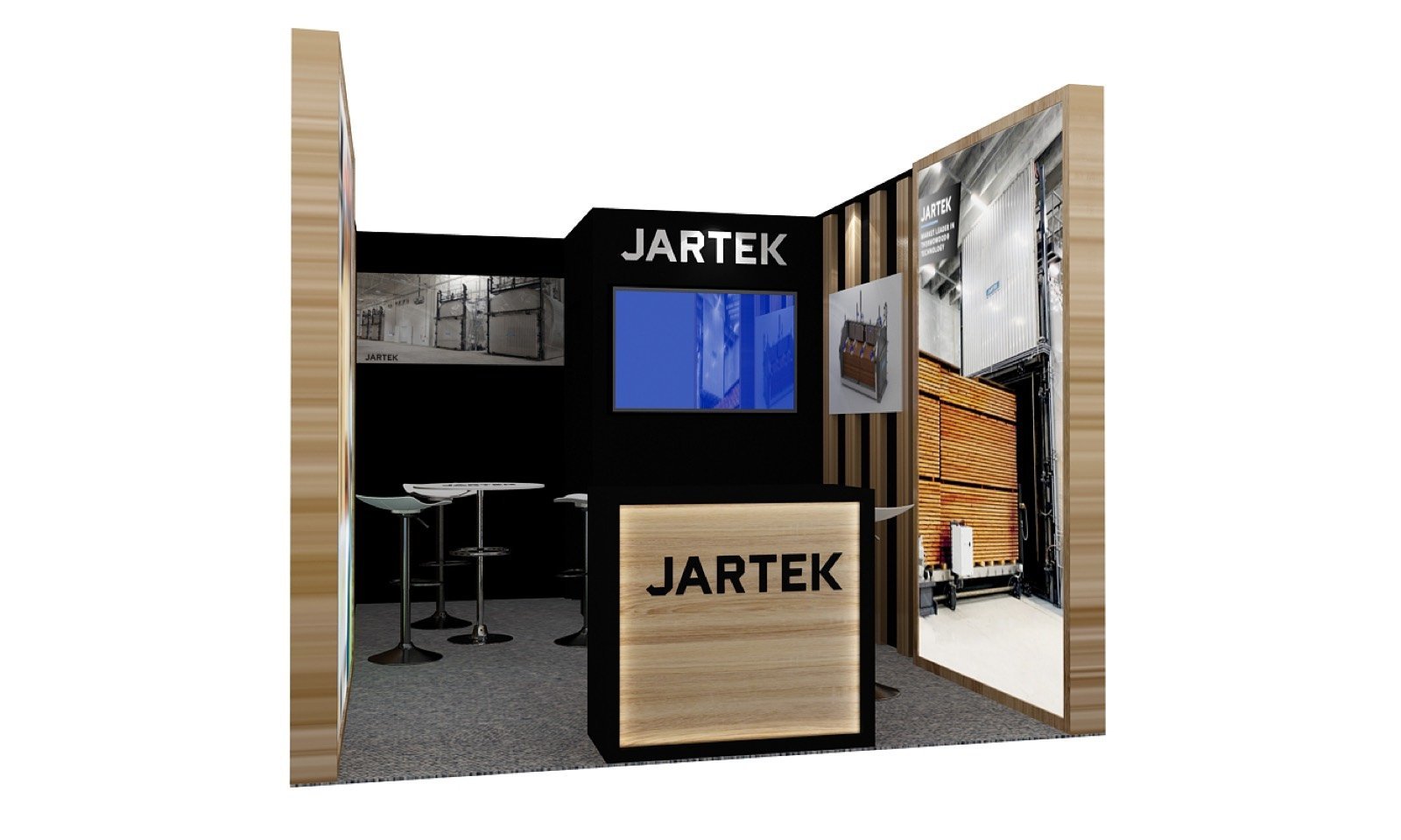 JARTEK 10x15 trade show booth display at IWF show 2024
