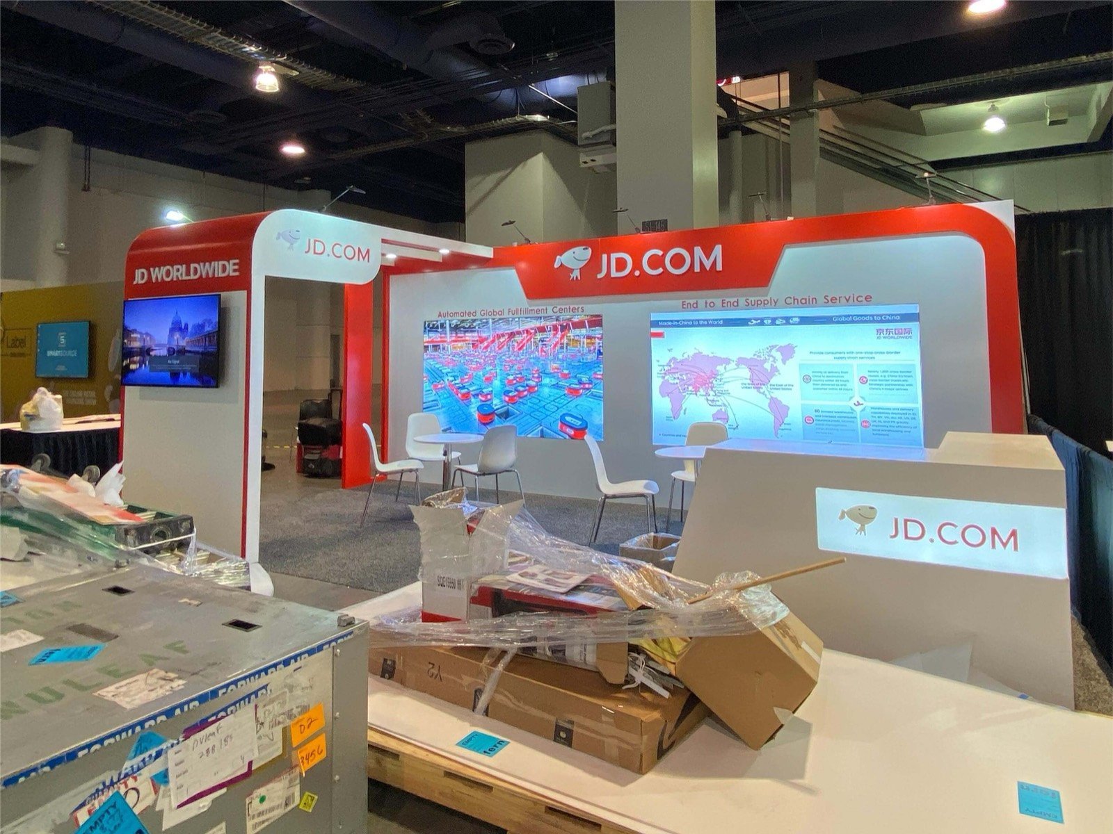 JD 10x20 trade show booth display at RSCL EXPO 2022