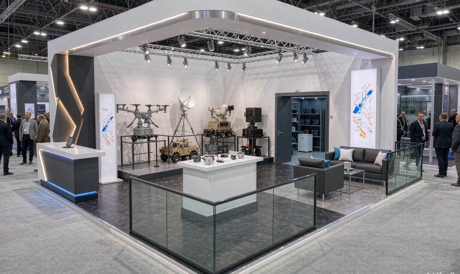 20x30 Trade Show Rental Booths - King Exhibits trade show booth