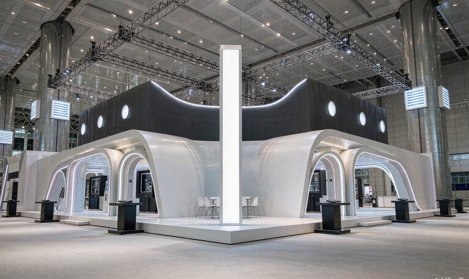 40x40 Trade Show Booth Rental - King Exhibits trade show booth