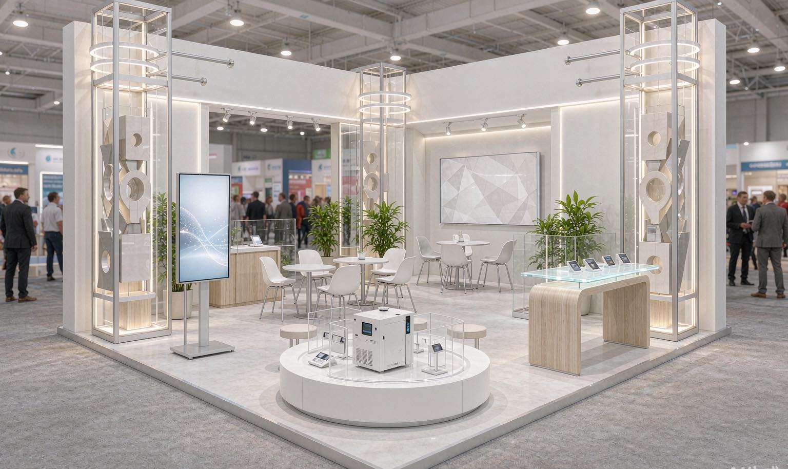 20x20 Trade Show Booth Rental - King Exhibits trade show booth