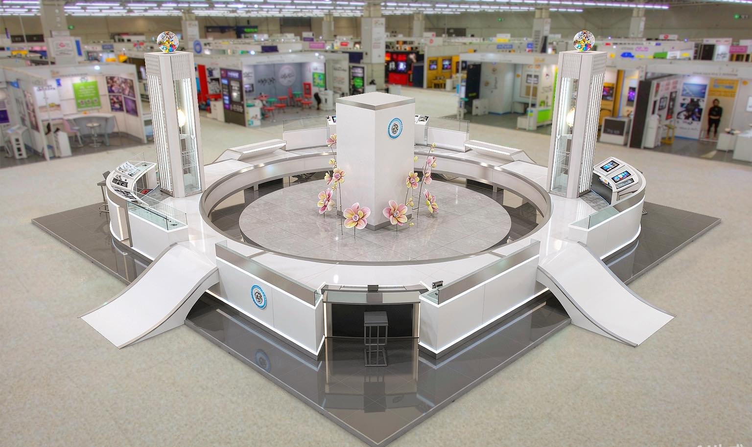 20x20 Trade Show Booth Rental - King Exhibits trade show booth