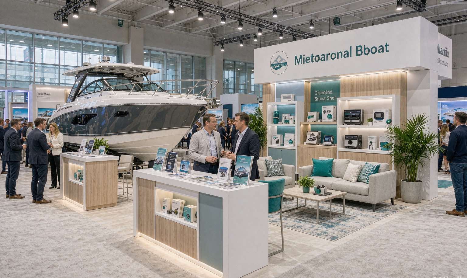 Discover Boating Miami International Boat Show — Miami and Miami Beach - King Exhibits trade show booth