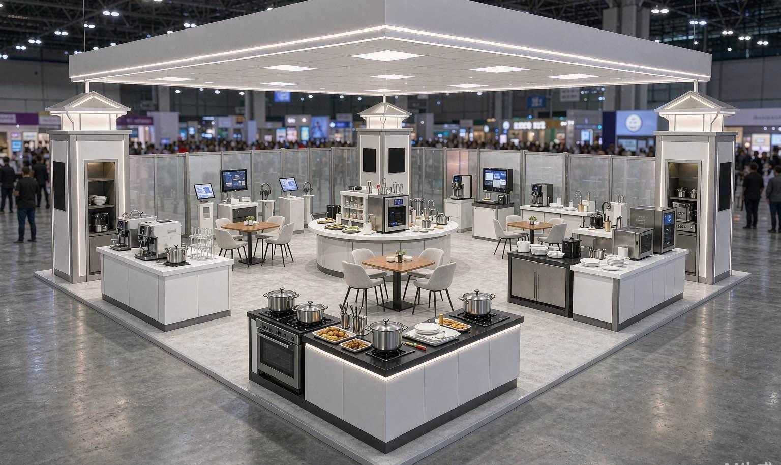 20x20 Trade Show Booth Rental - King Exhibits trade show booth