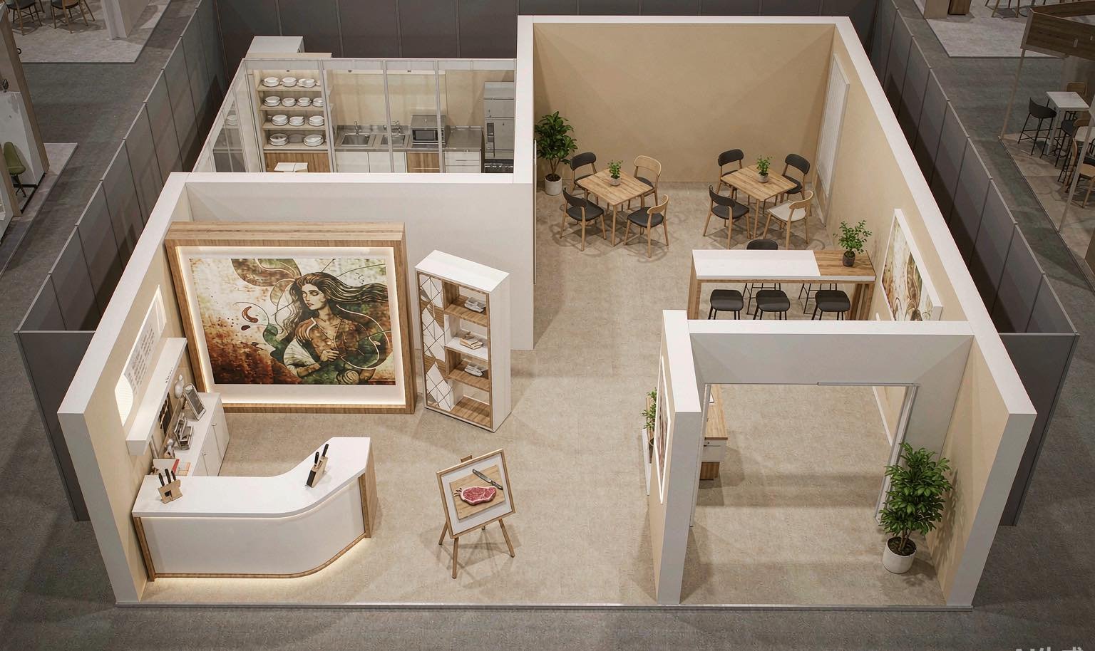 20x30 Trade Show Rental Booths - King Exhibits trade show booth