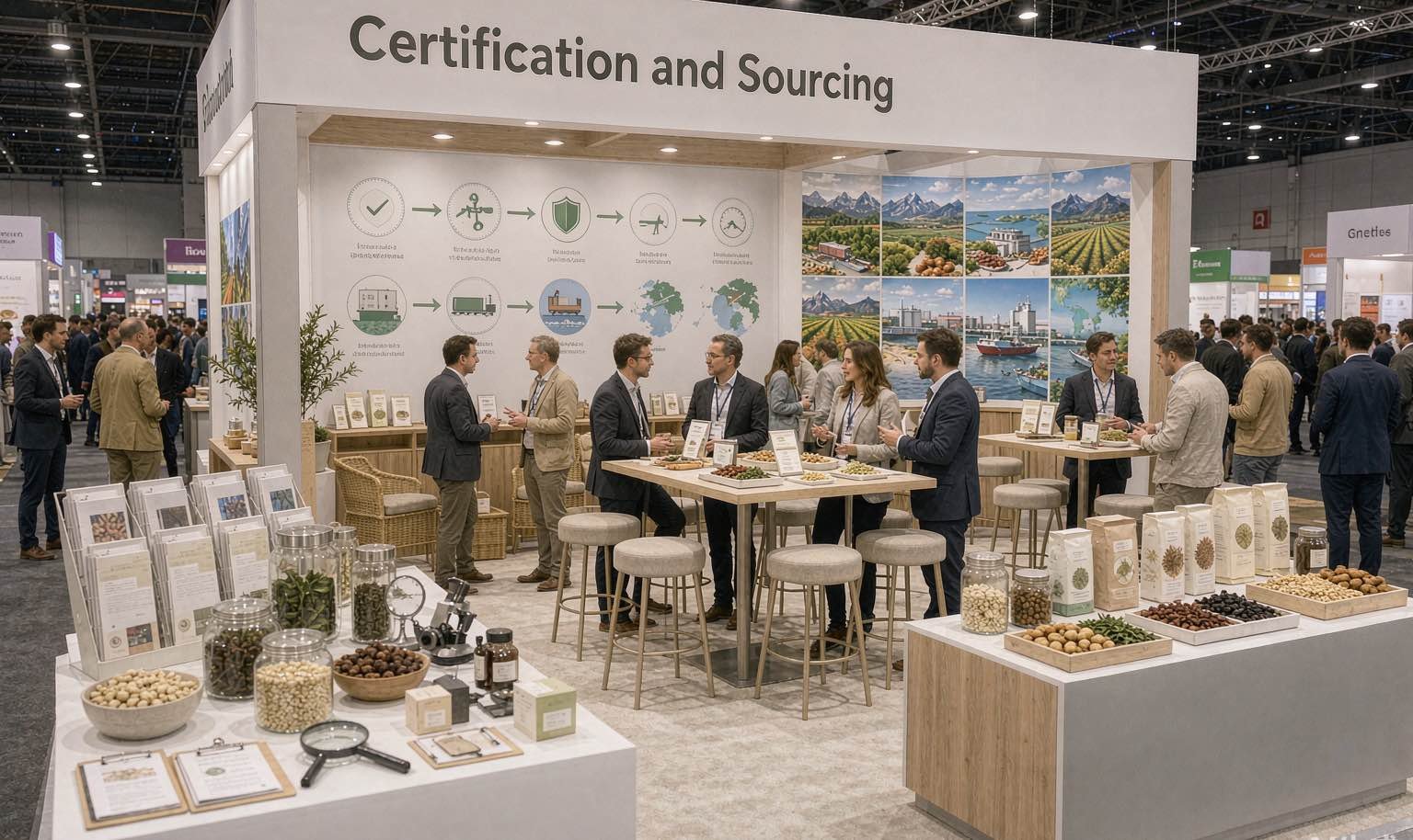 Certification and Sourcing - King Exhibits trade show booth