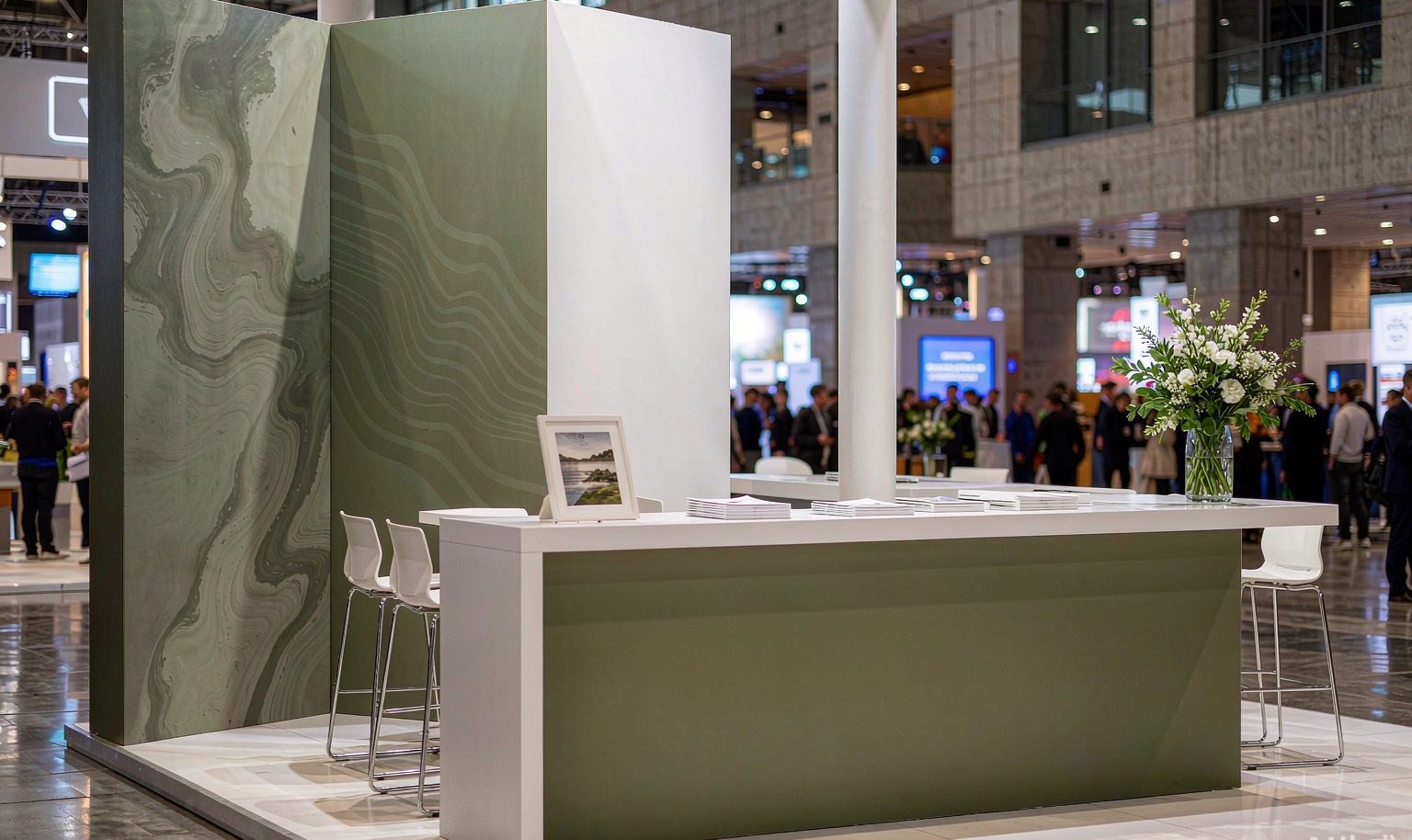 Private-Label Capability - King Exhibits trade show booth