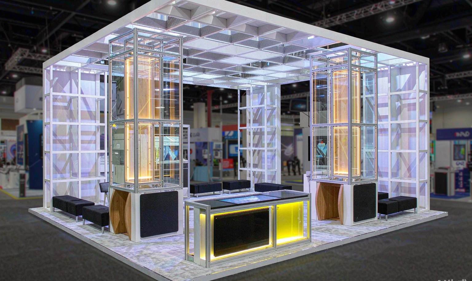 20x20 Trade Show Booth Rental - King Exhibits trade show booth