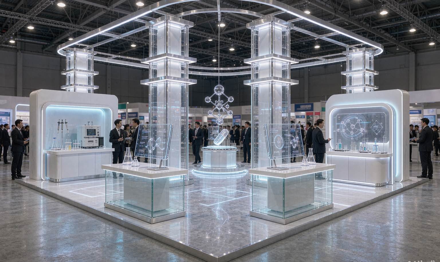 20x20 Trade Show Booth Rental - King Exhibits trade show booth