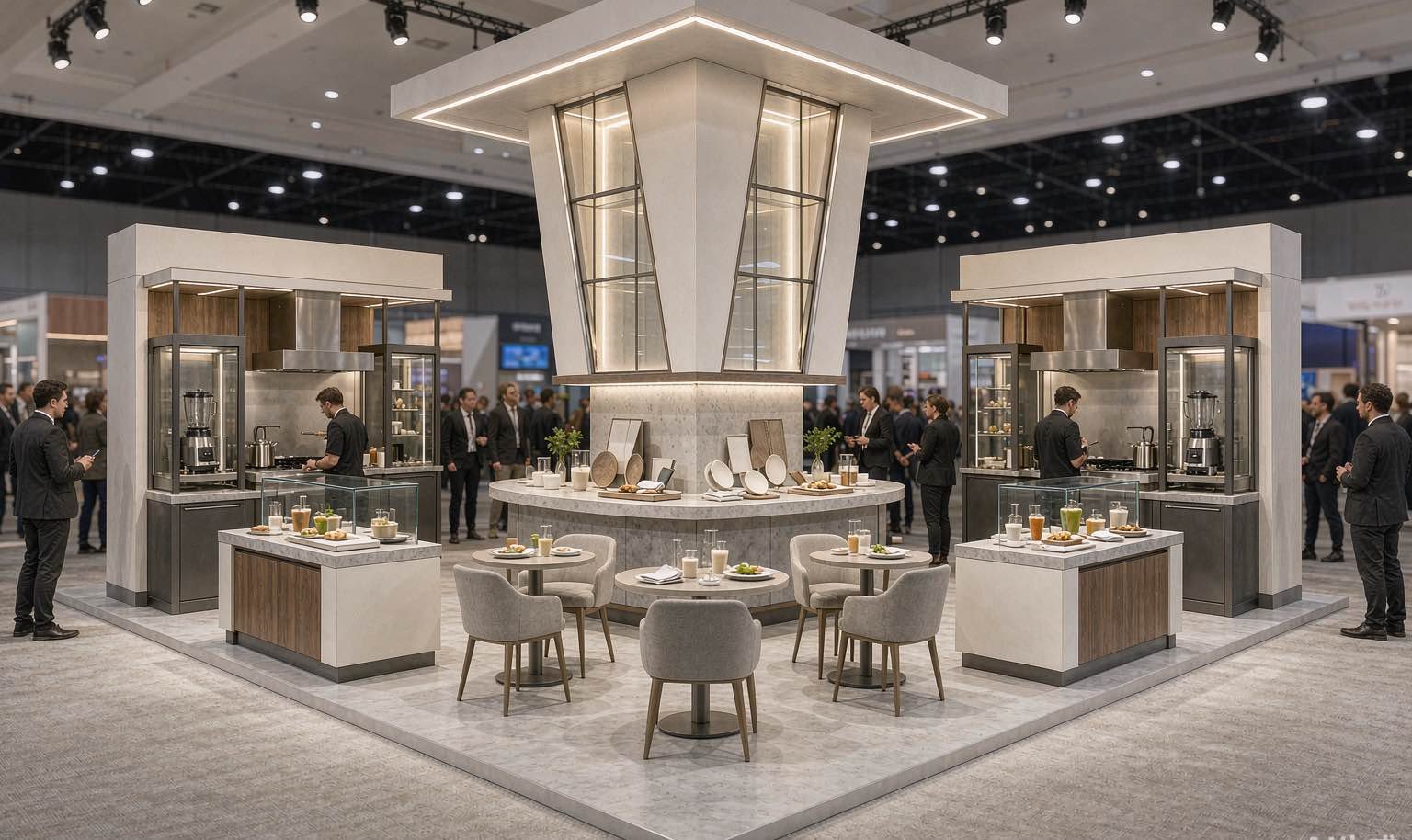 20x20 Trade Show Booth Rental - King Exhibits trade show booth
