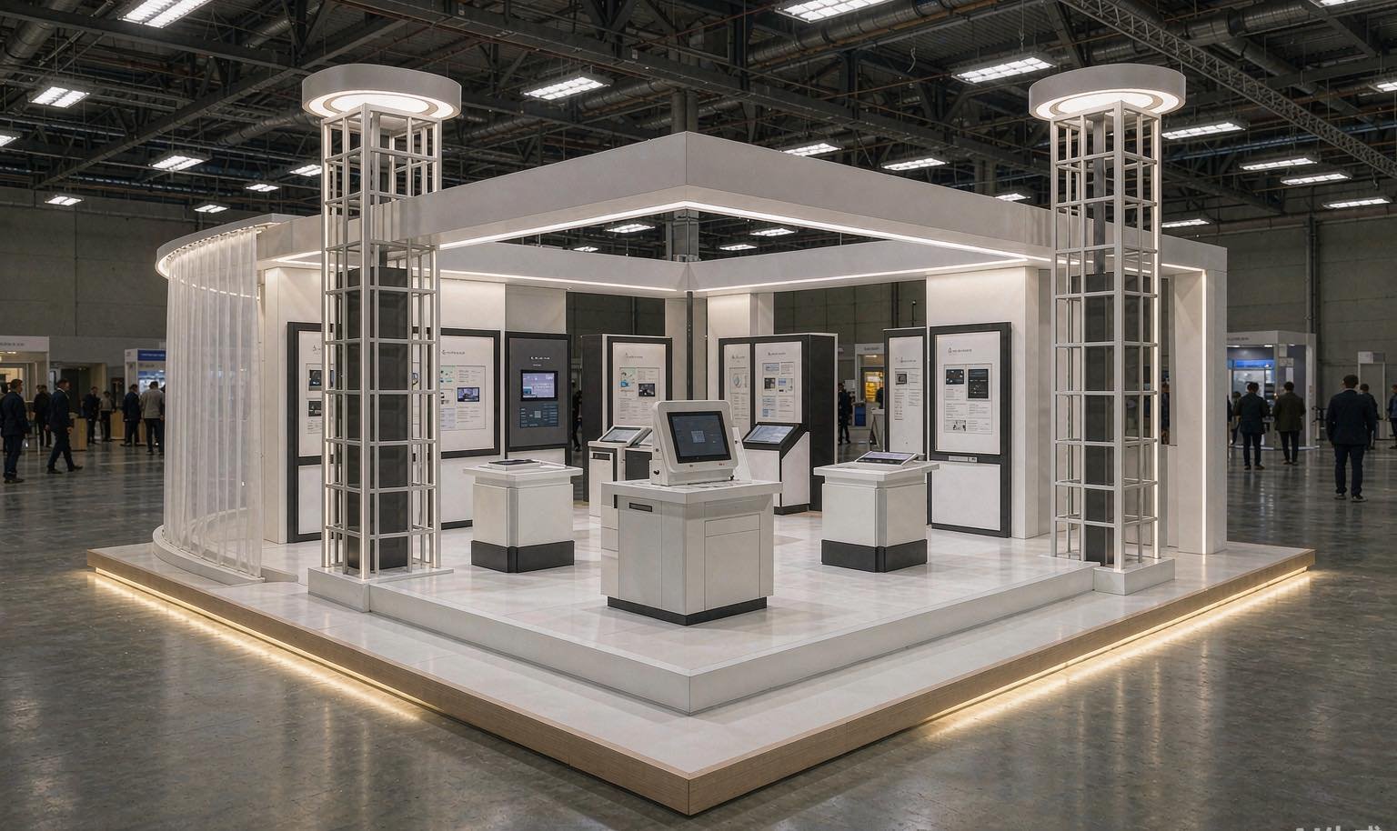 20x20 Trade Show Booth Rental - King Exhibits trade show booth