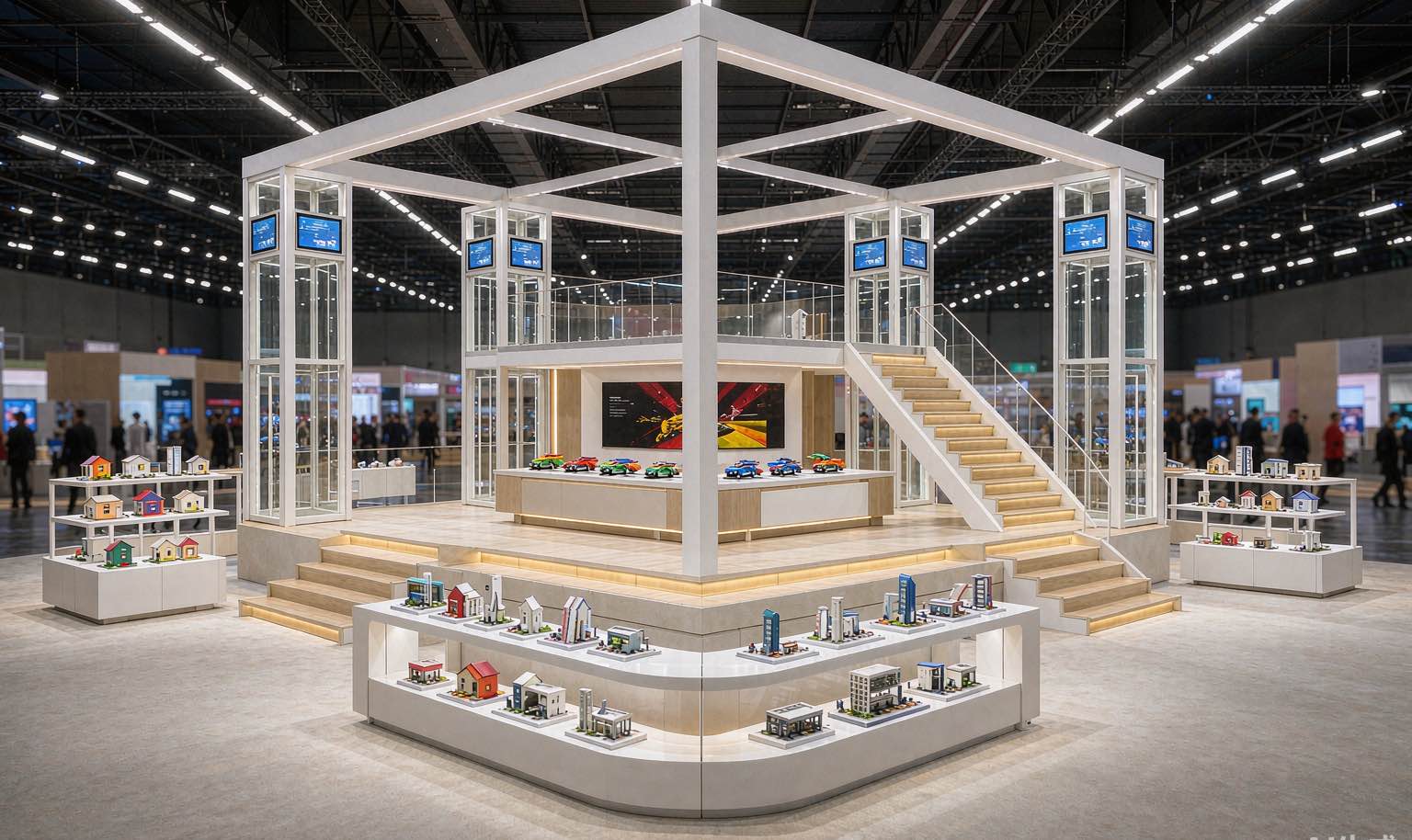 20x20 Trade Show Booth Rental - King Exhibits trade show booth