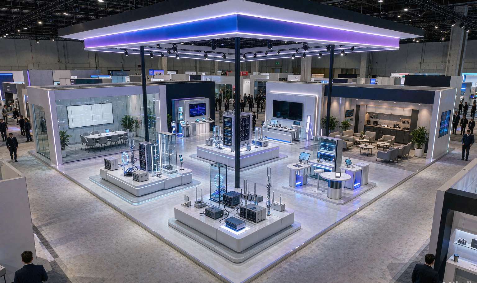 30x30 Trade Show Booth Rental - King Exhibits trade show booth
