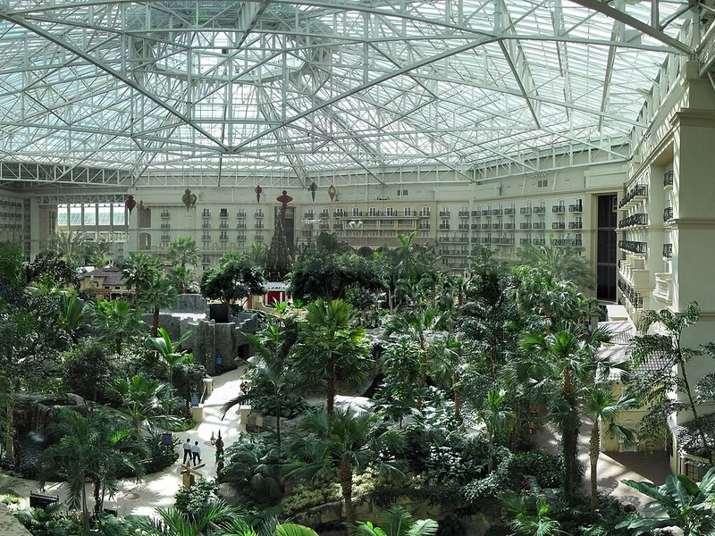 Atrium of Gaylord Palms Resort and Convention Center in Kissimmee, Florida