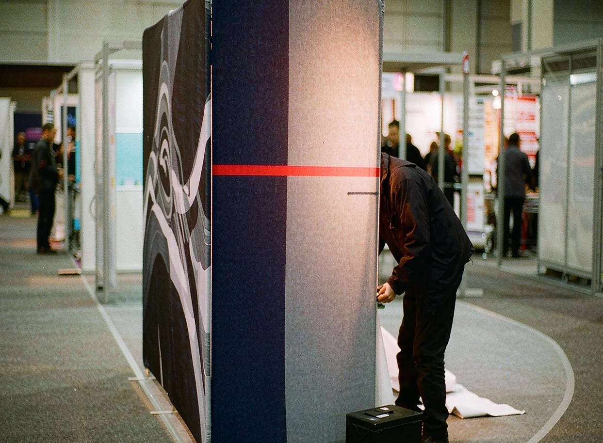 Size the Artwork for the Face Visitors Will See — Fabric Exhibition Stands