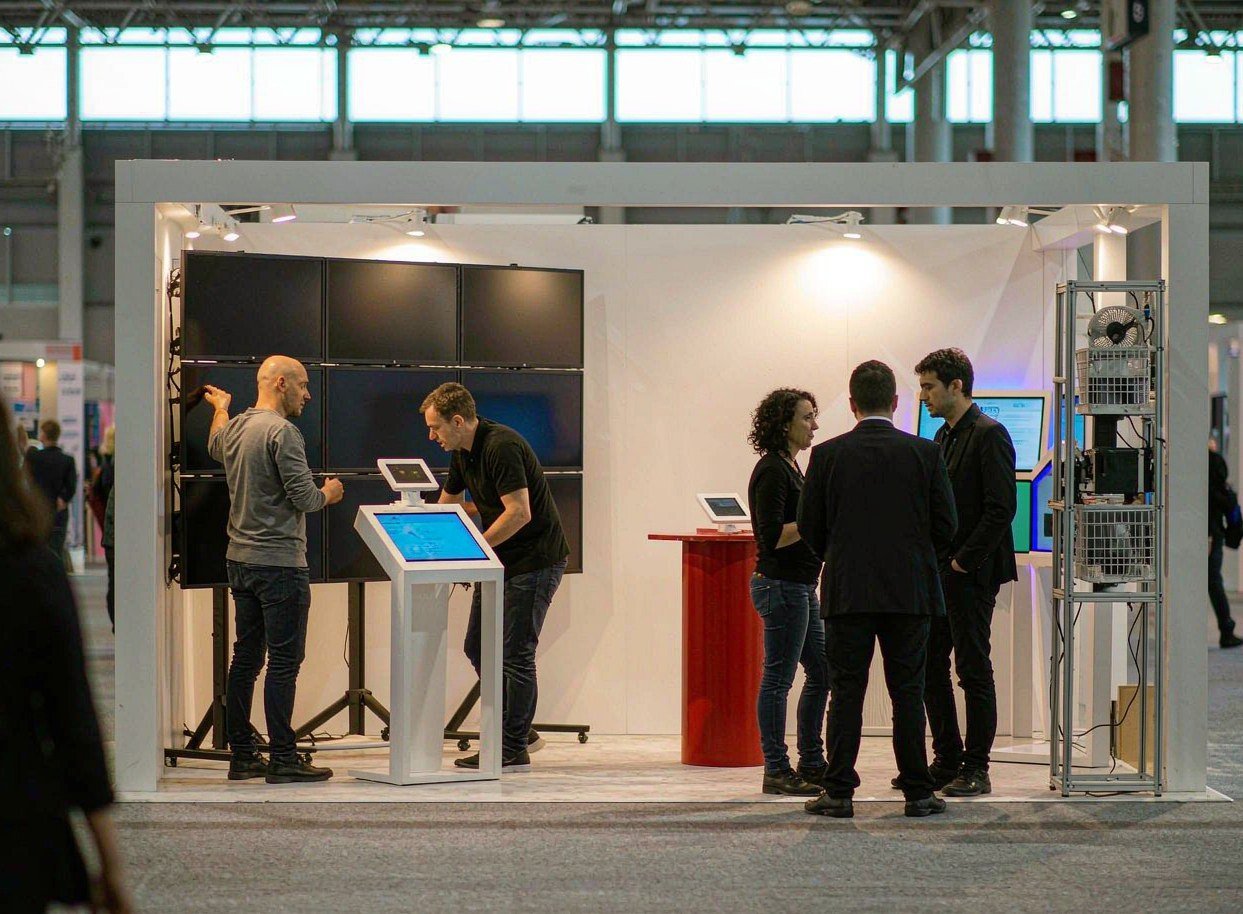 Touchscreen or Video Display: Which Fits Your Content? — Interactive Trade Show Displays