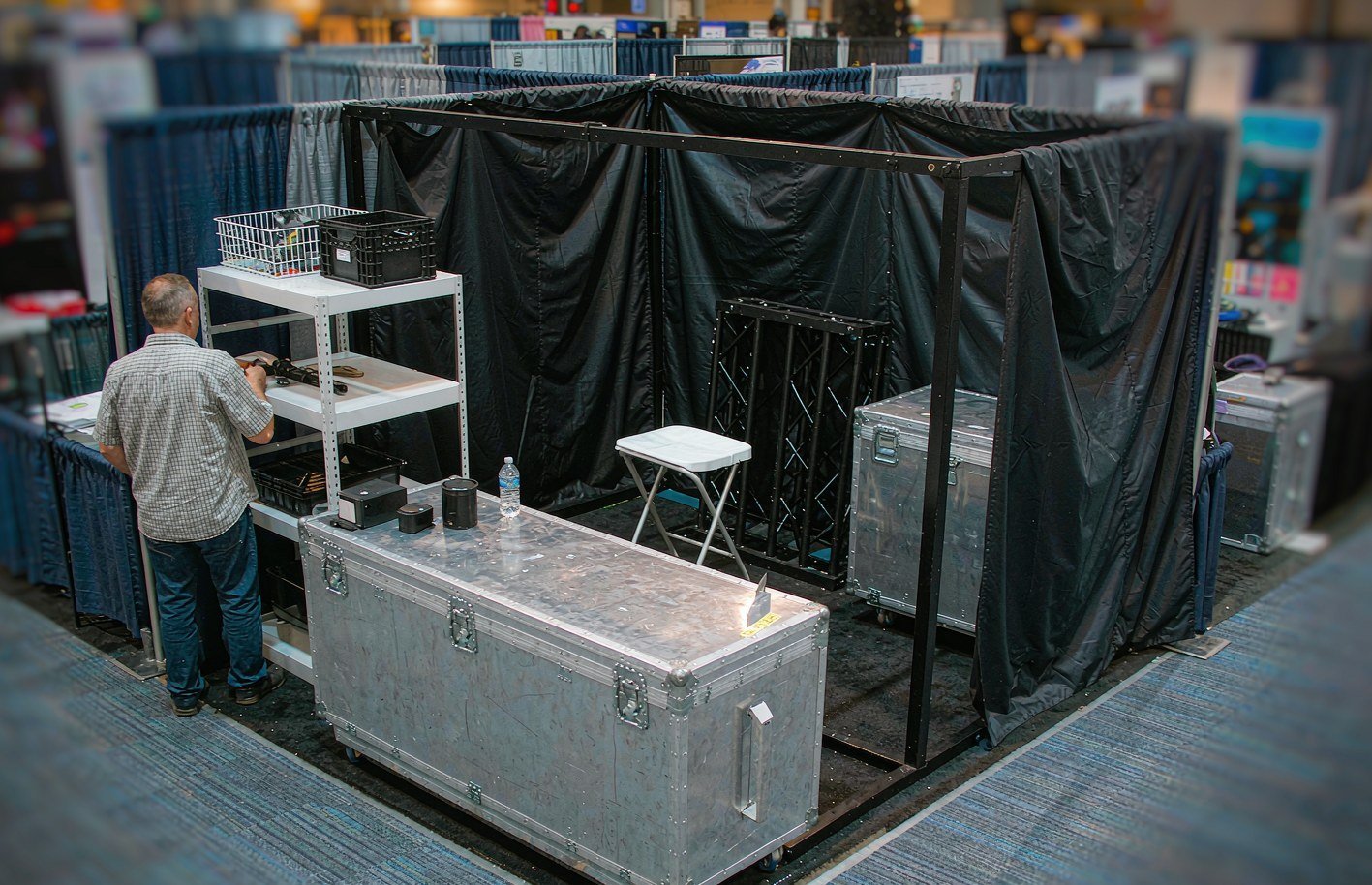 Add a Reception Counter — Portable Trade Show Booth Rentals