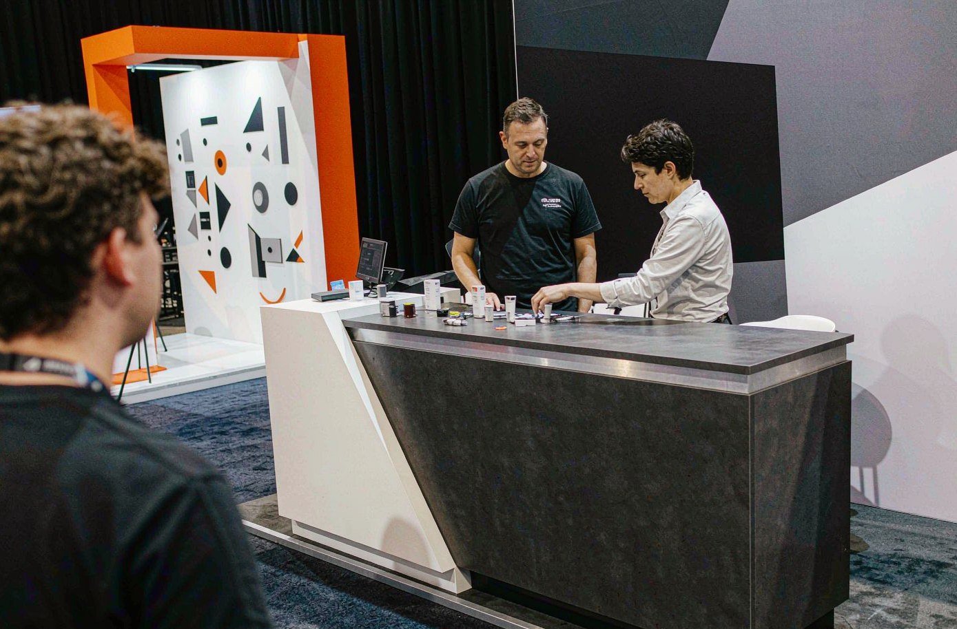 Reception and Demo Counters — Trade Show Rental Furniture