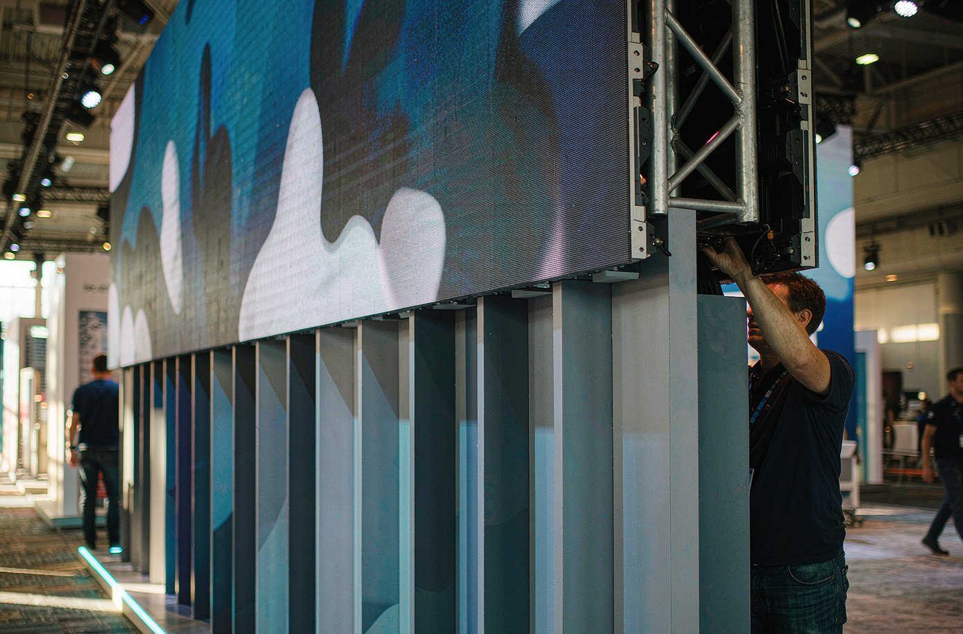 Georgia GITA — CES 2025 — Trade Show Video Wall Rental