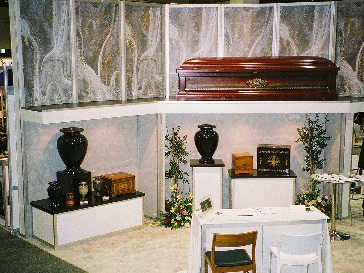 Memorial Merchandise Display Booth