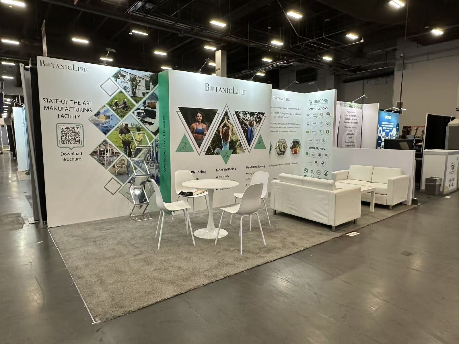 Unicorn 10x20 SSG 2025 trade show booth display