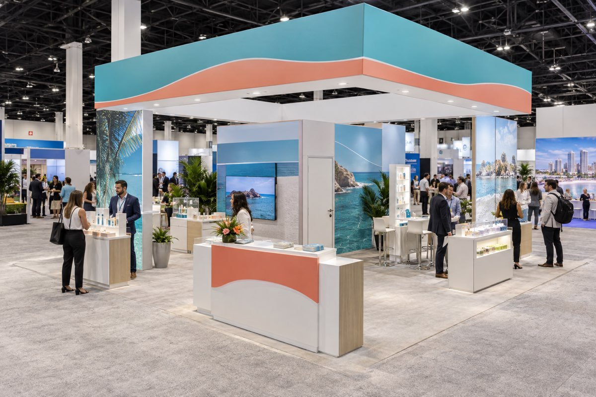 20x20 Miami Trade Show Booth