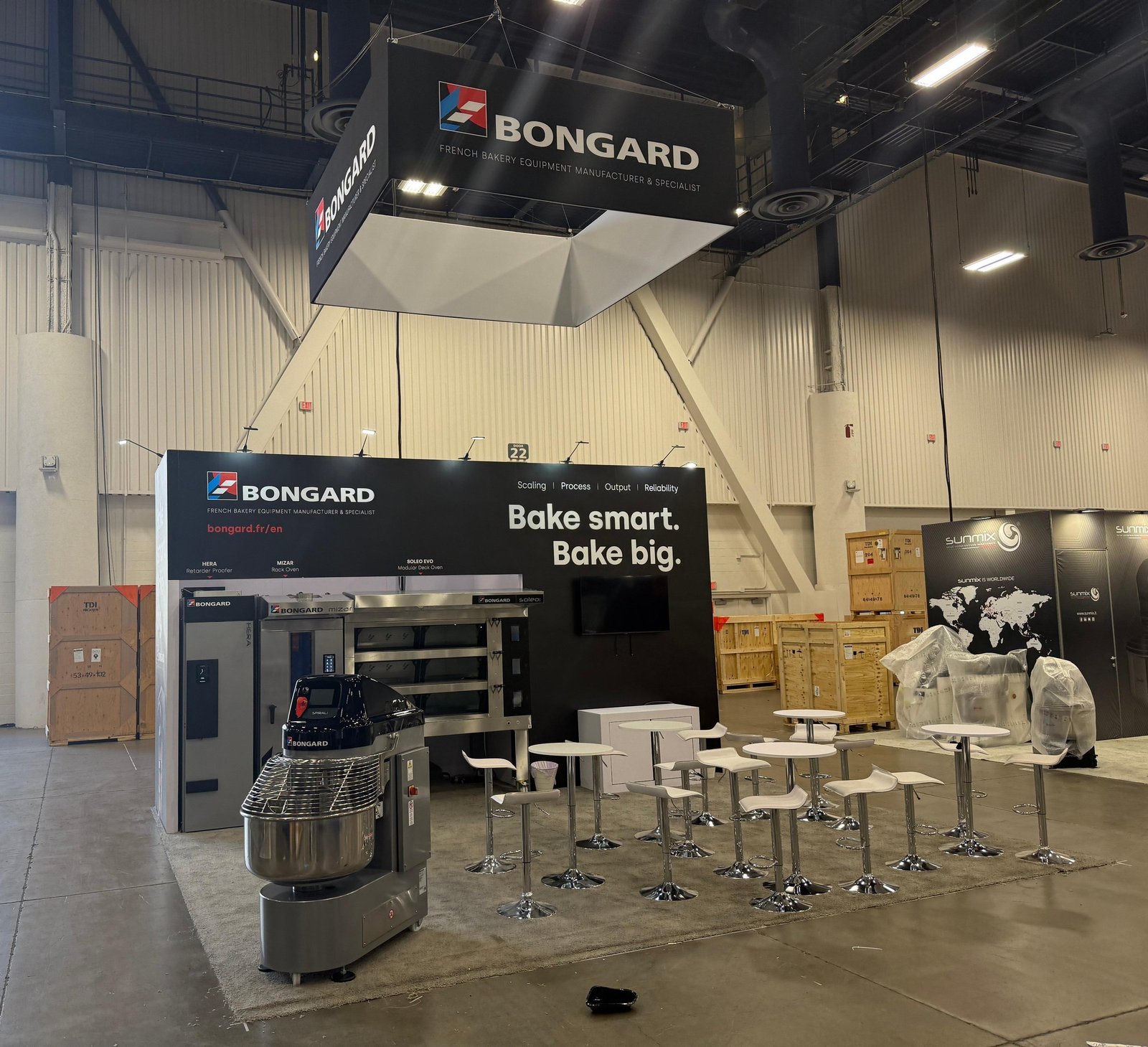 BONGARD 20x20 IBIE 2025 trade show booth display