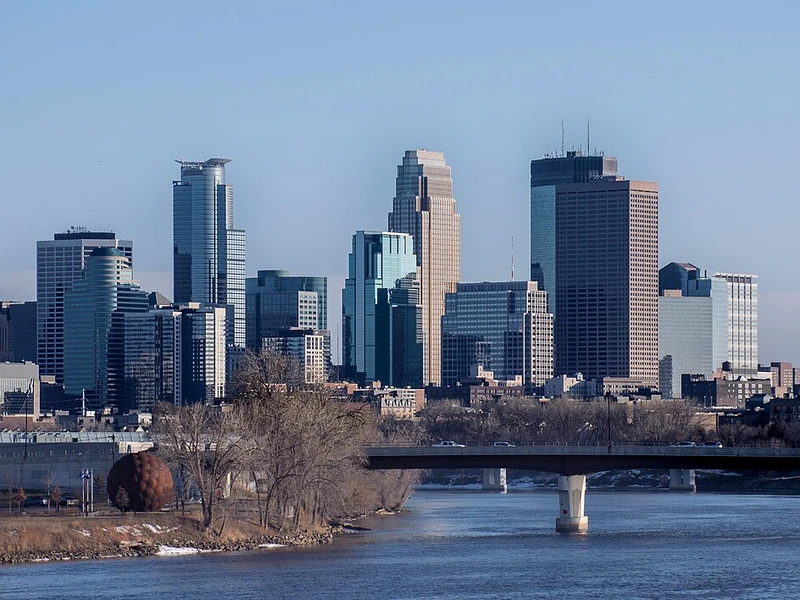 Minneapolis cityscape, Minnesota