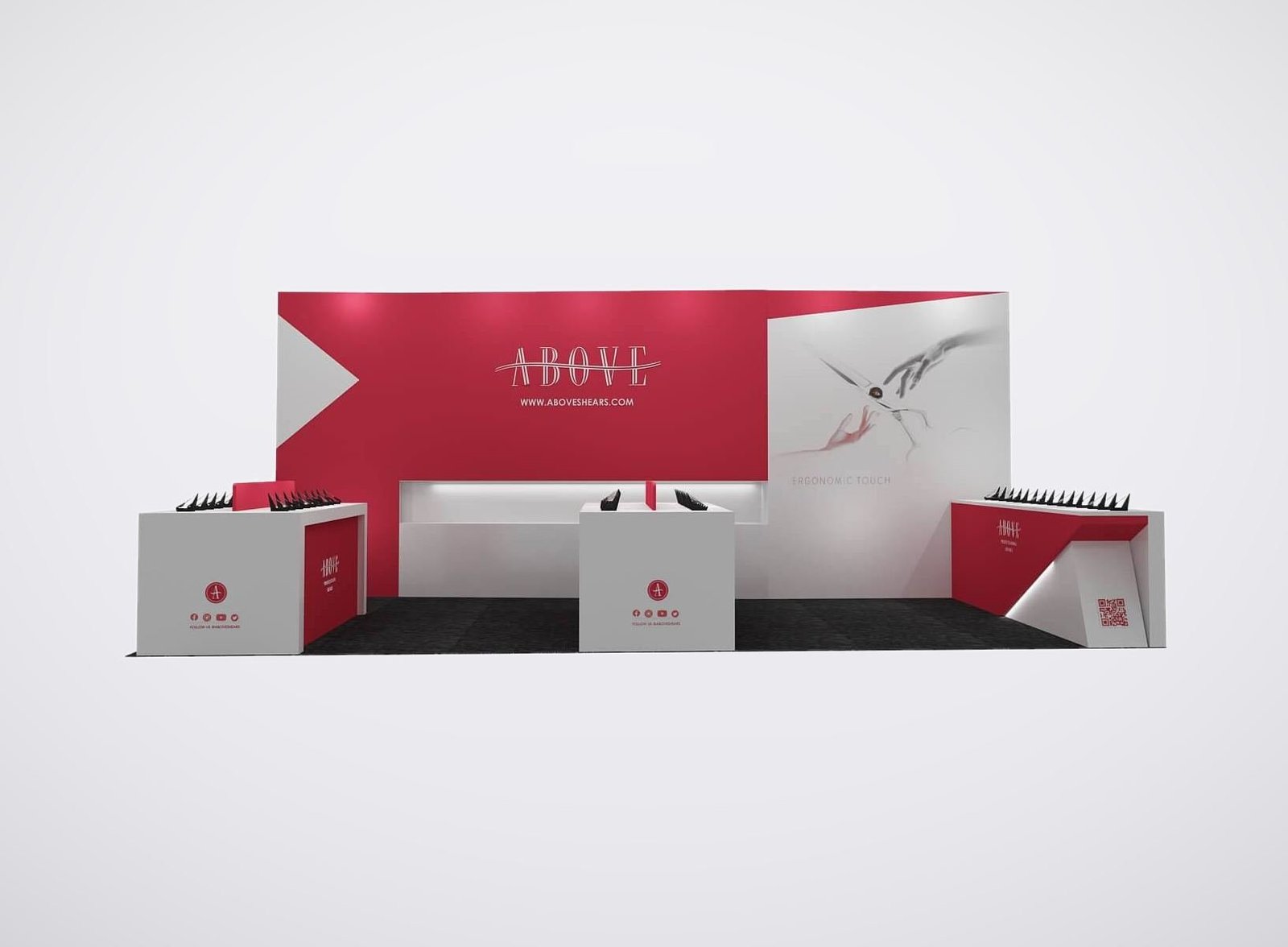 Above 10x20 trade show booth display at SuperZoo 2023