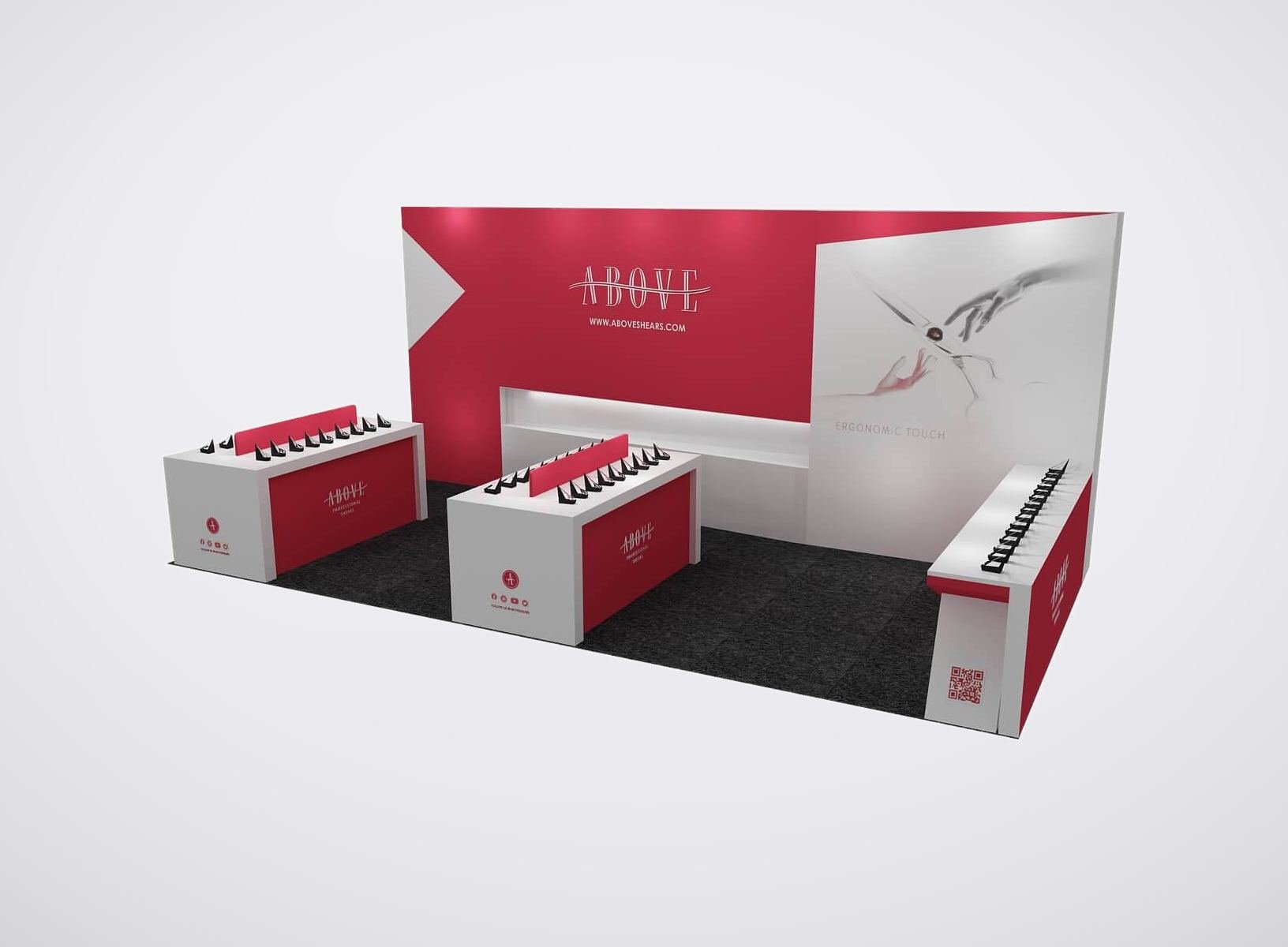 Above 10x20 trade show booth display at SuperZoo 2023