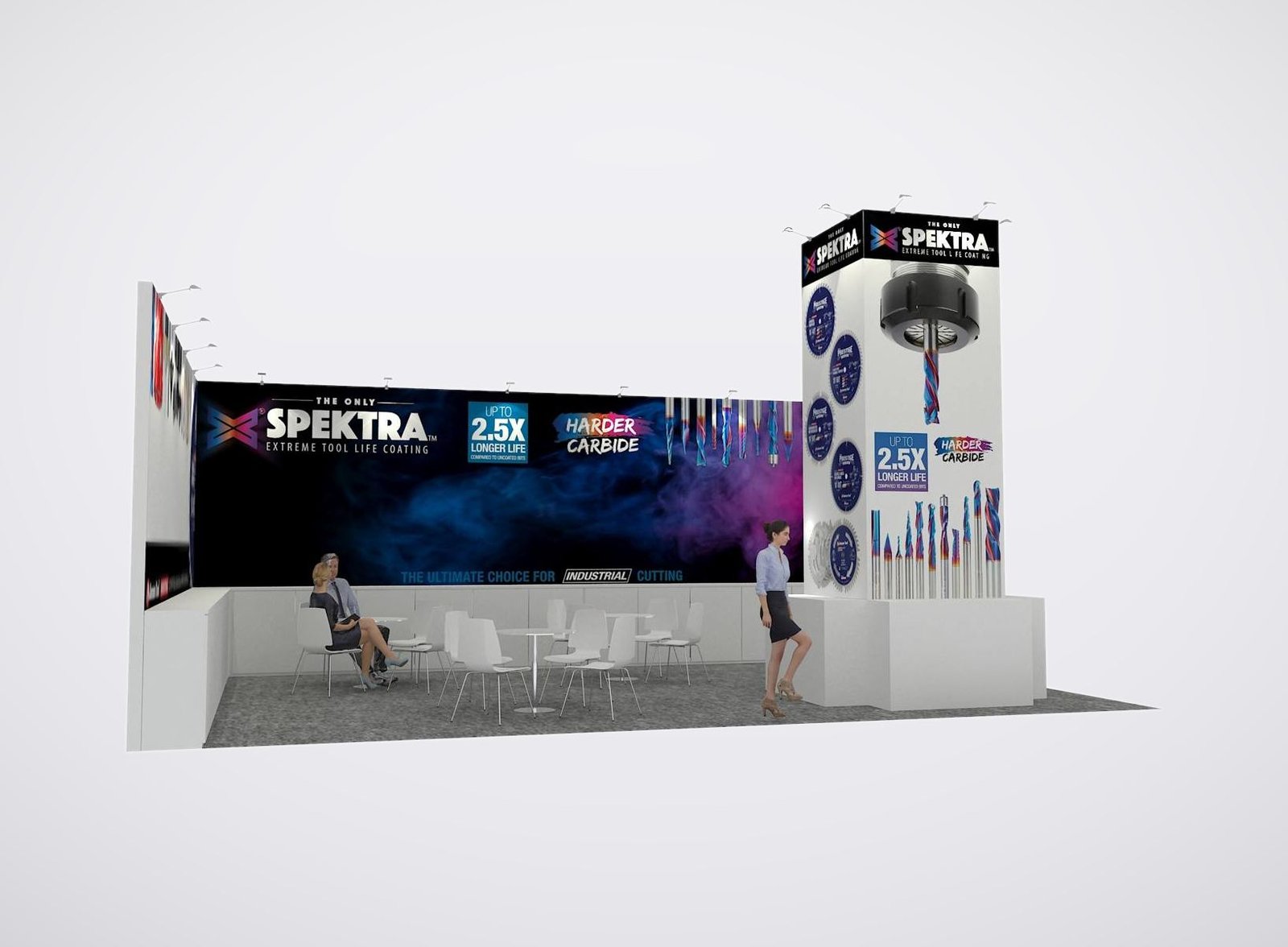 Amana 20x30 trade show booth display at IWF show 2024