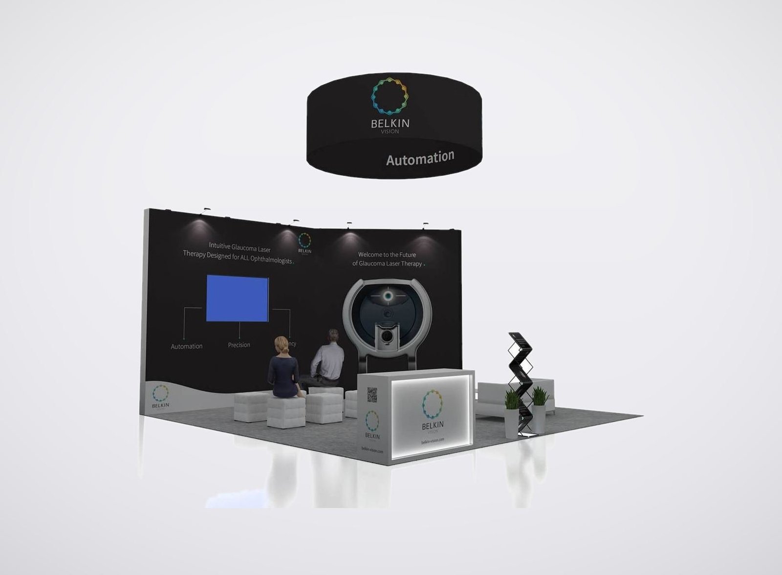 BELKIN 20x20 trade show booth display at AAO 2023