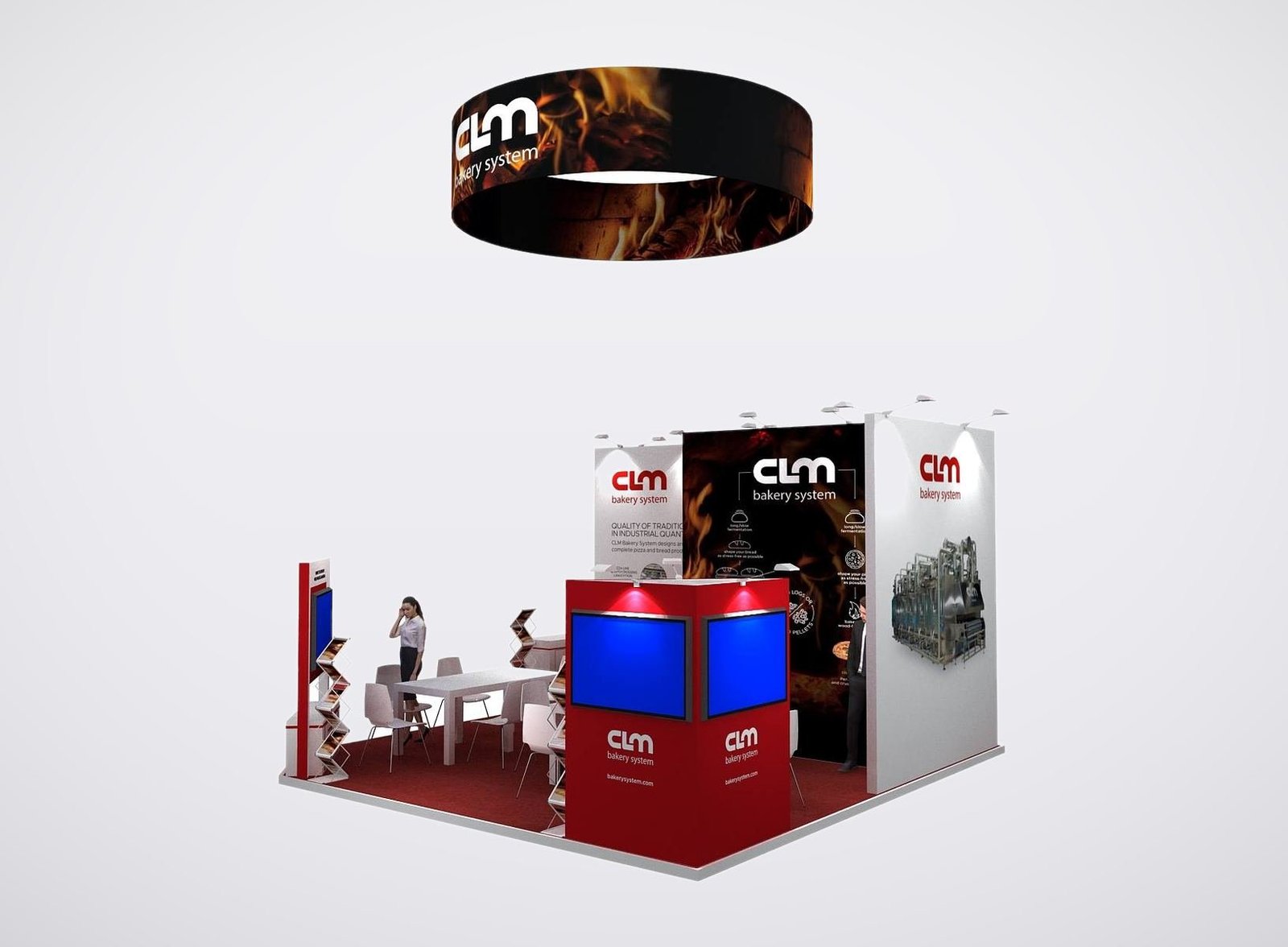 CLM 20x20 trade show booth display at IBIE 2025