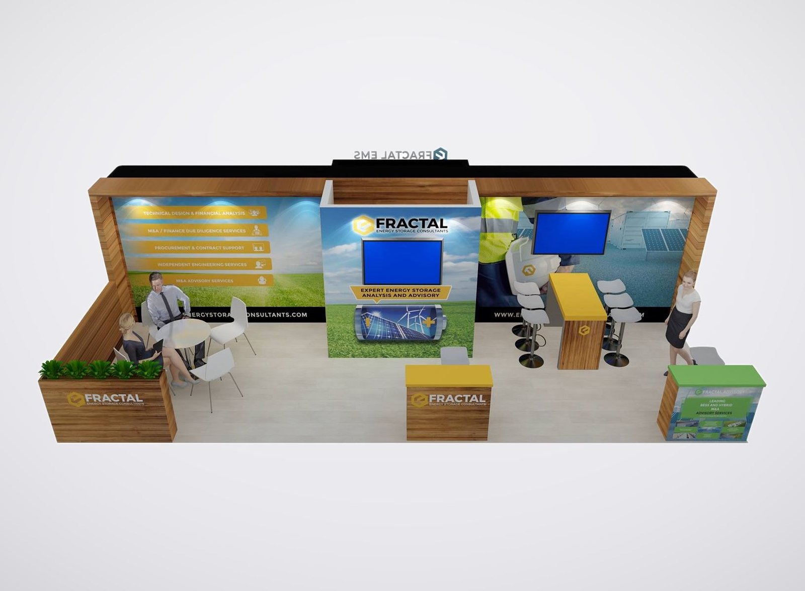 FBA 10x30 trade show booth display at Cleanpower 2025