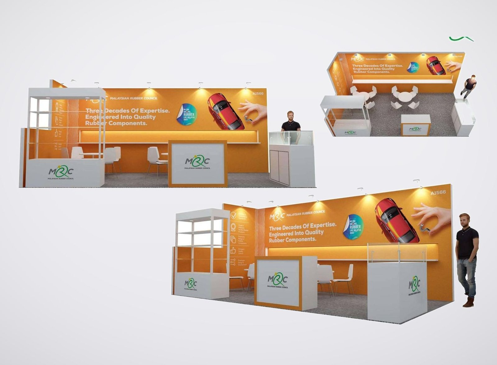 GRC 10x20 trade show booth display at AAPEX 2023