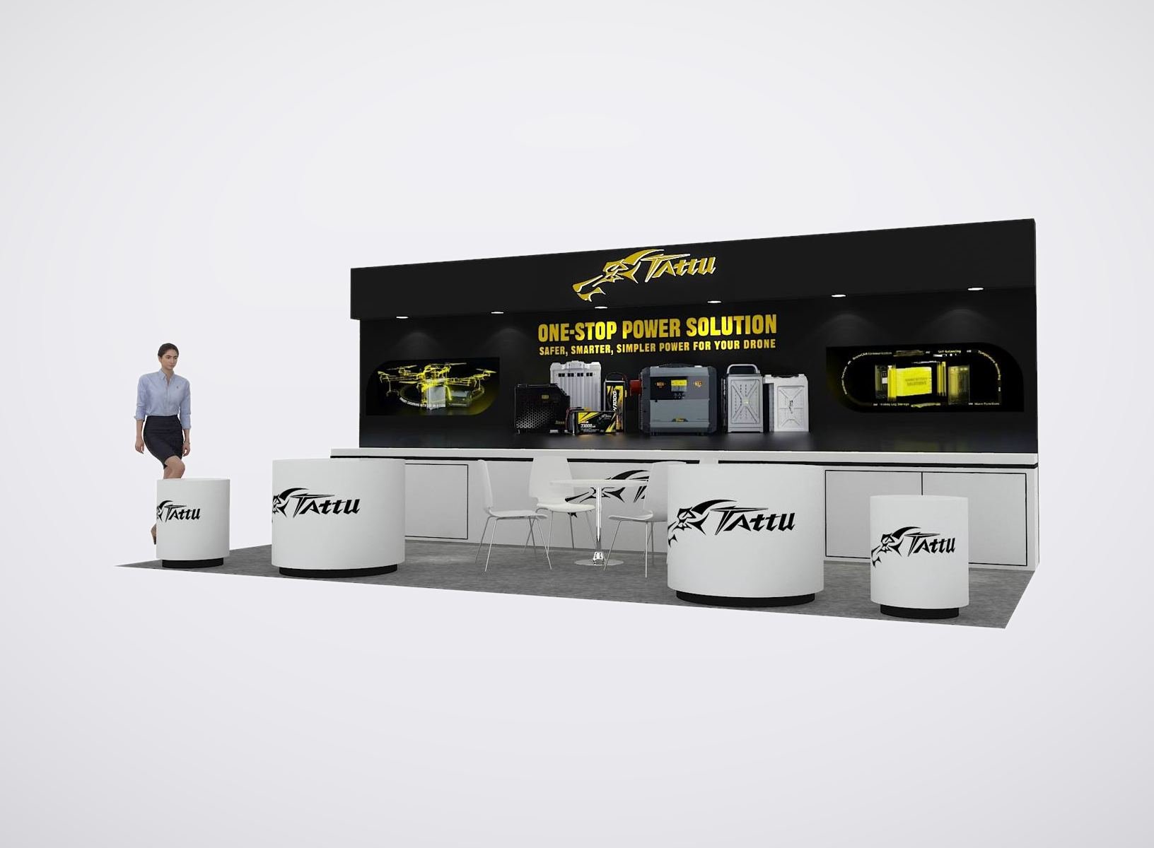 Grepow 10x20 trade show booth display at ft XPO 2025