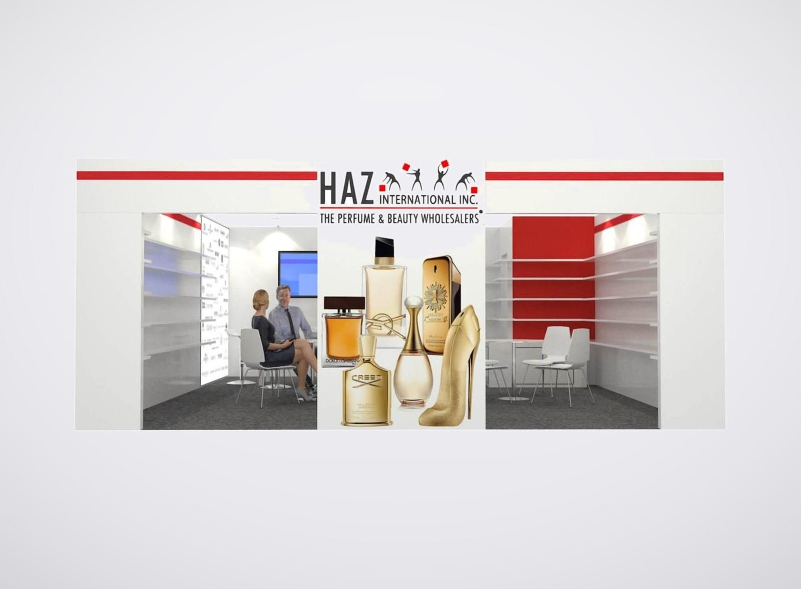 HAZ 20x20 trade show booth display at ASD 2023