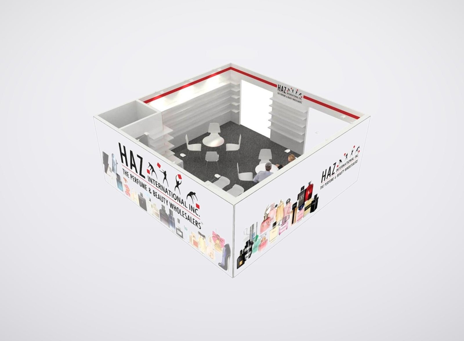 HAZ 20x20 trade show booth display at ASD 2023