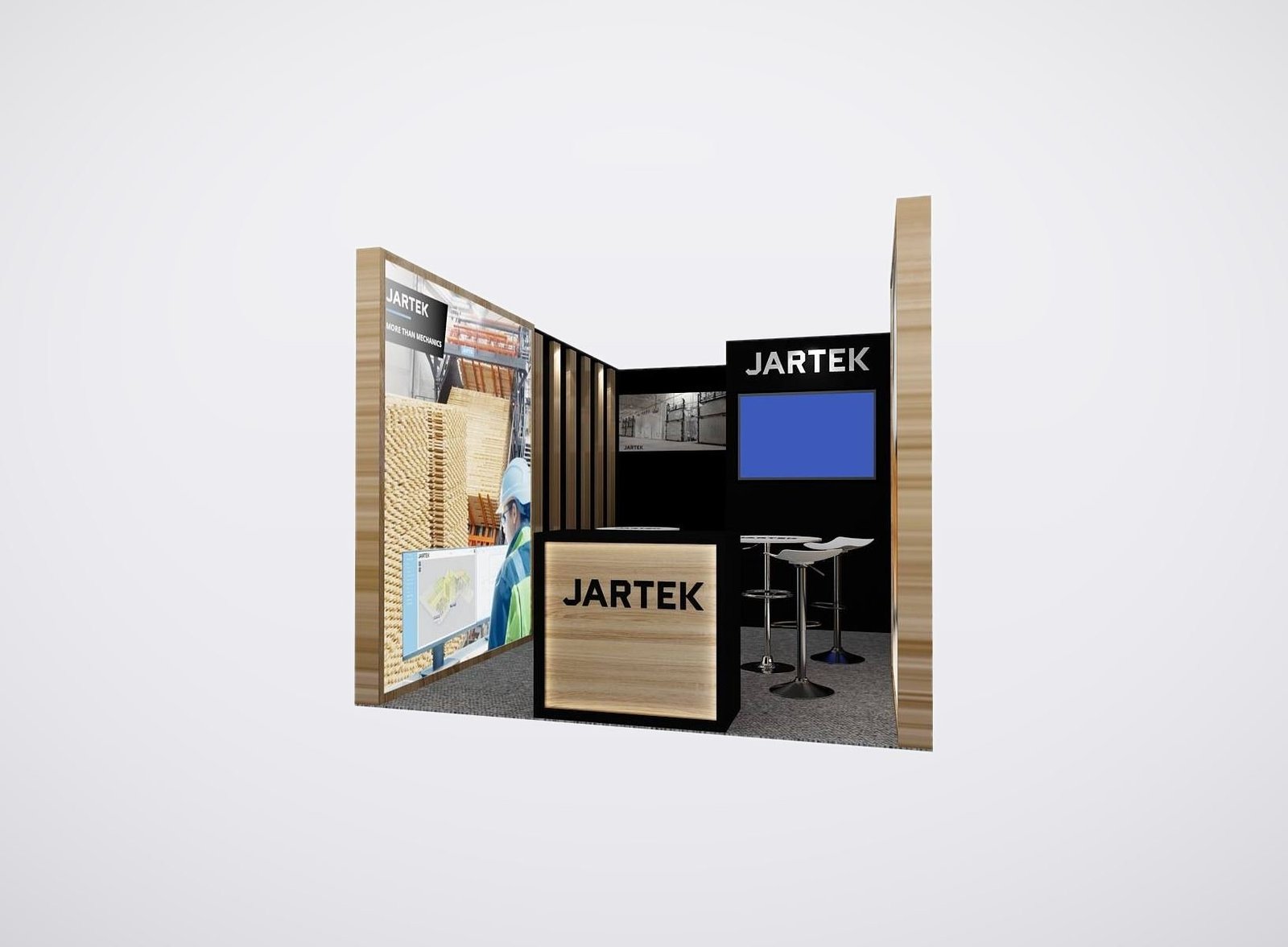 JARTEK 10x15 trade show booth display at IWF show 2024