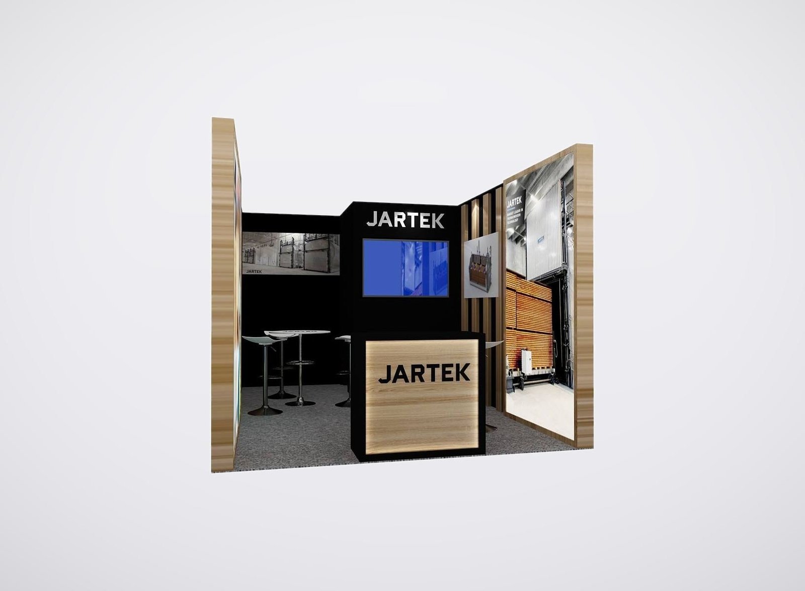 JARTEK 10x15 trade show booth display at IWF show 2024