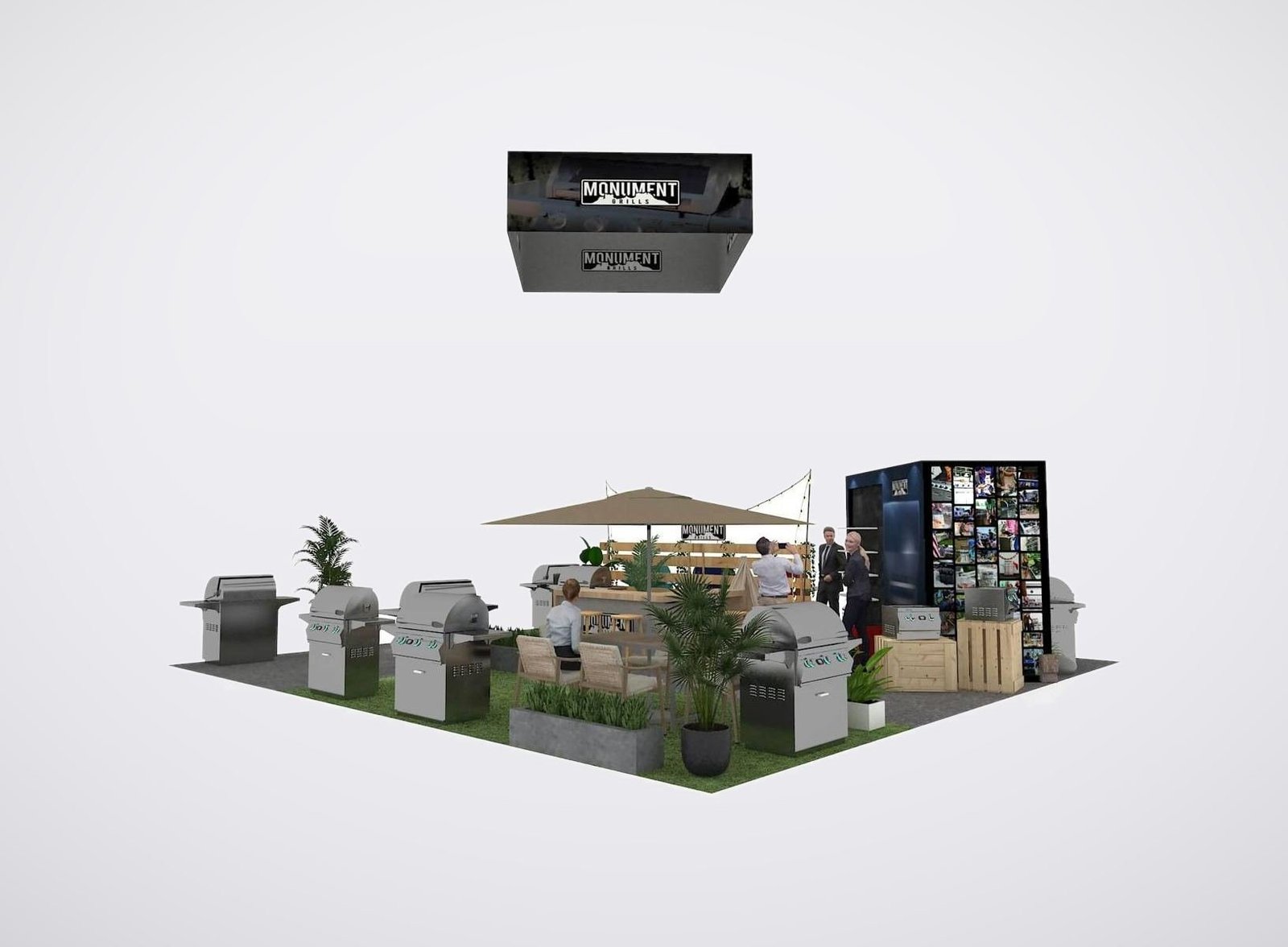MONUMENT 30x30 trade show booth display at NHS 2024