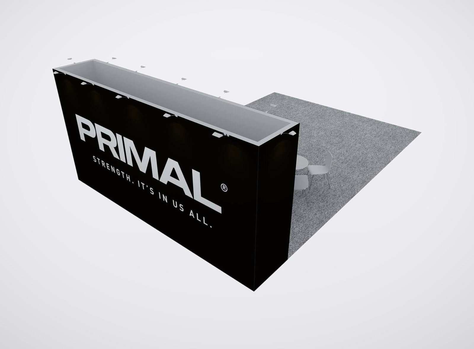 Primal 20x30 trade show booth display at HFA Show 2025