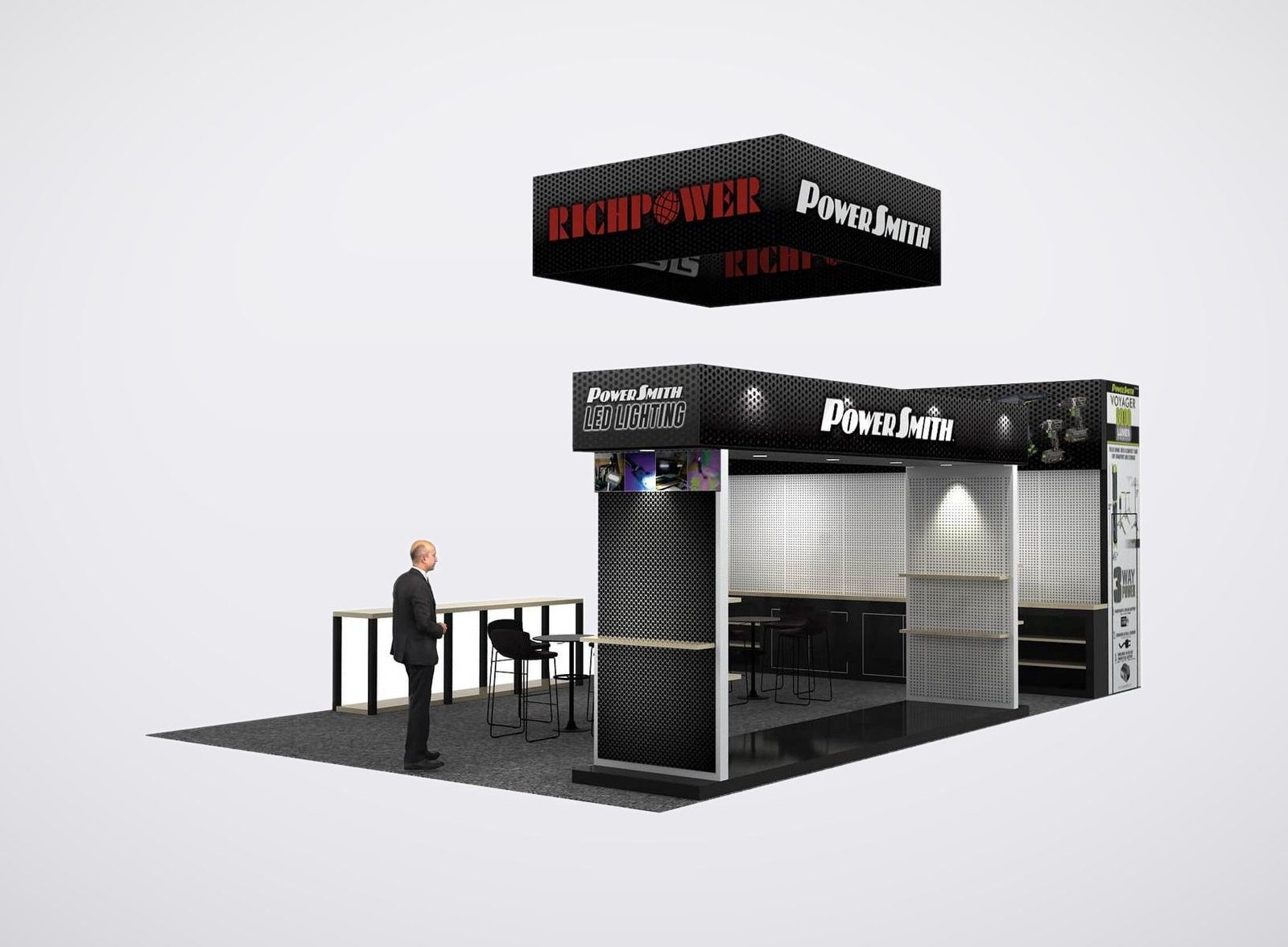 Richpower 20x30 trade show booth display at NHS 2023