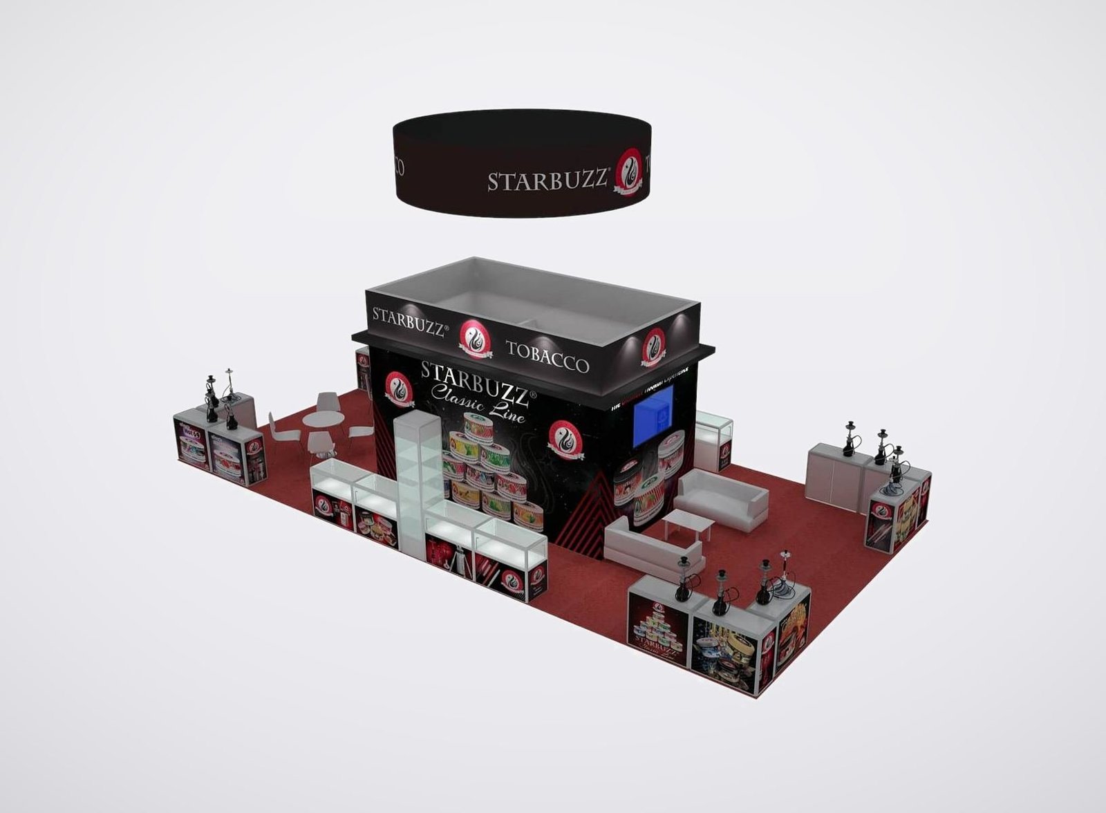 Starbuzz 20x40 trade show booth display at TPE 2024