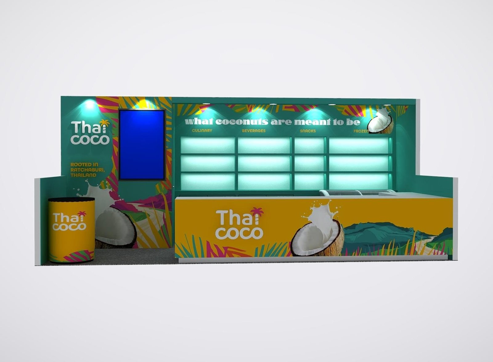 Thai Coco 10x20 trade show booth display at NPE 2025