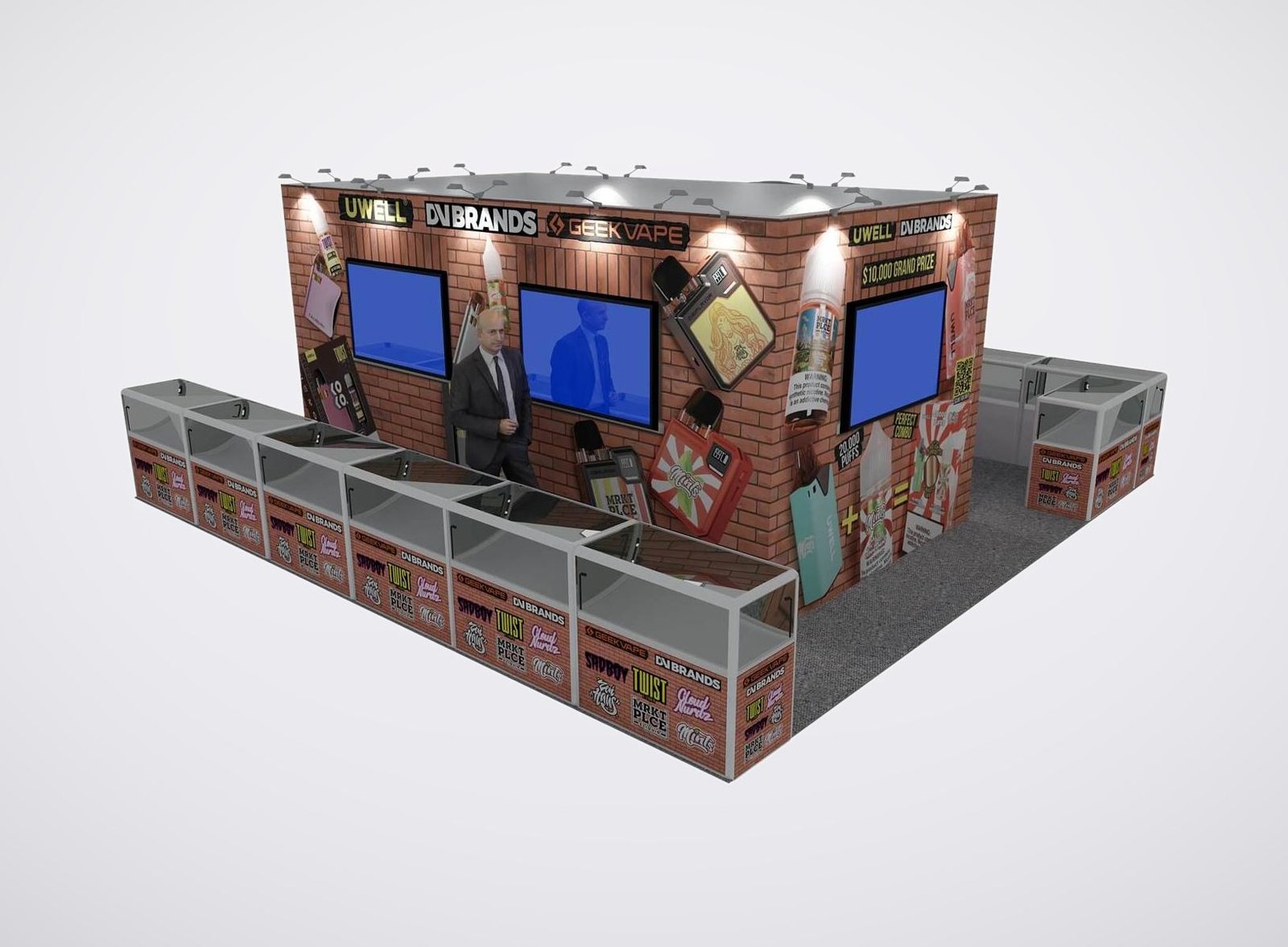 TWIST 20x20 trade show booth display at TPE 2024