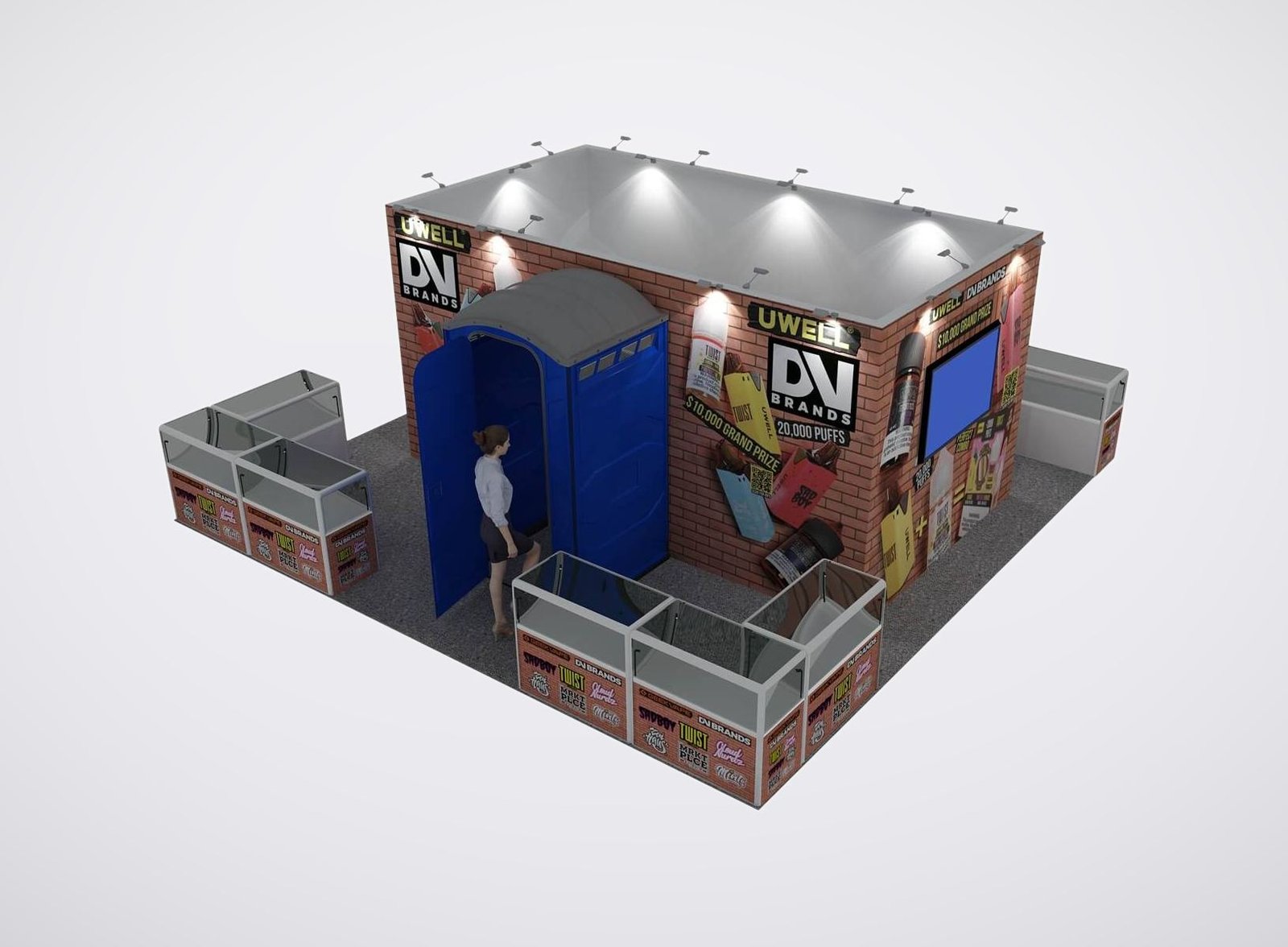 TWIST 20x20 trade show booth display at TPE 2024