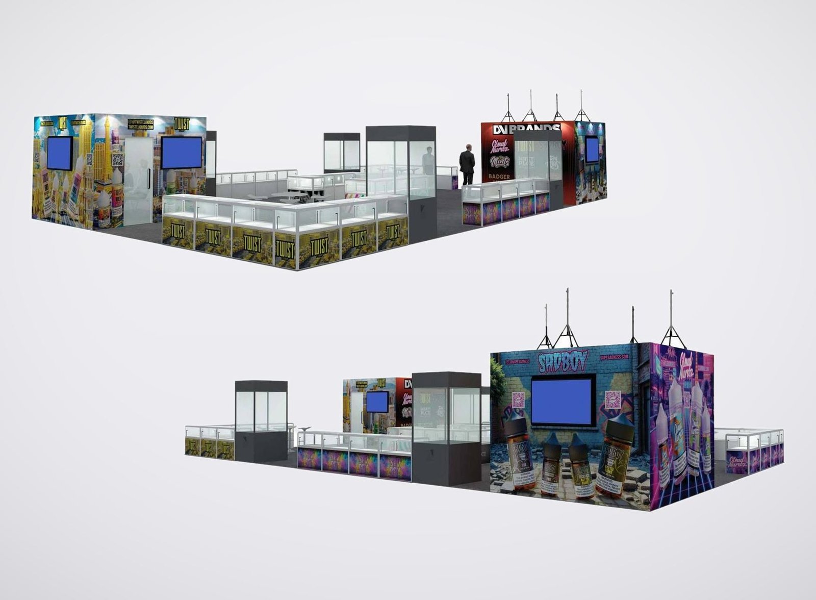 TWIST 30x50 trade show booth display at TPE 2024