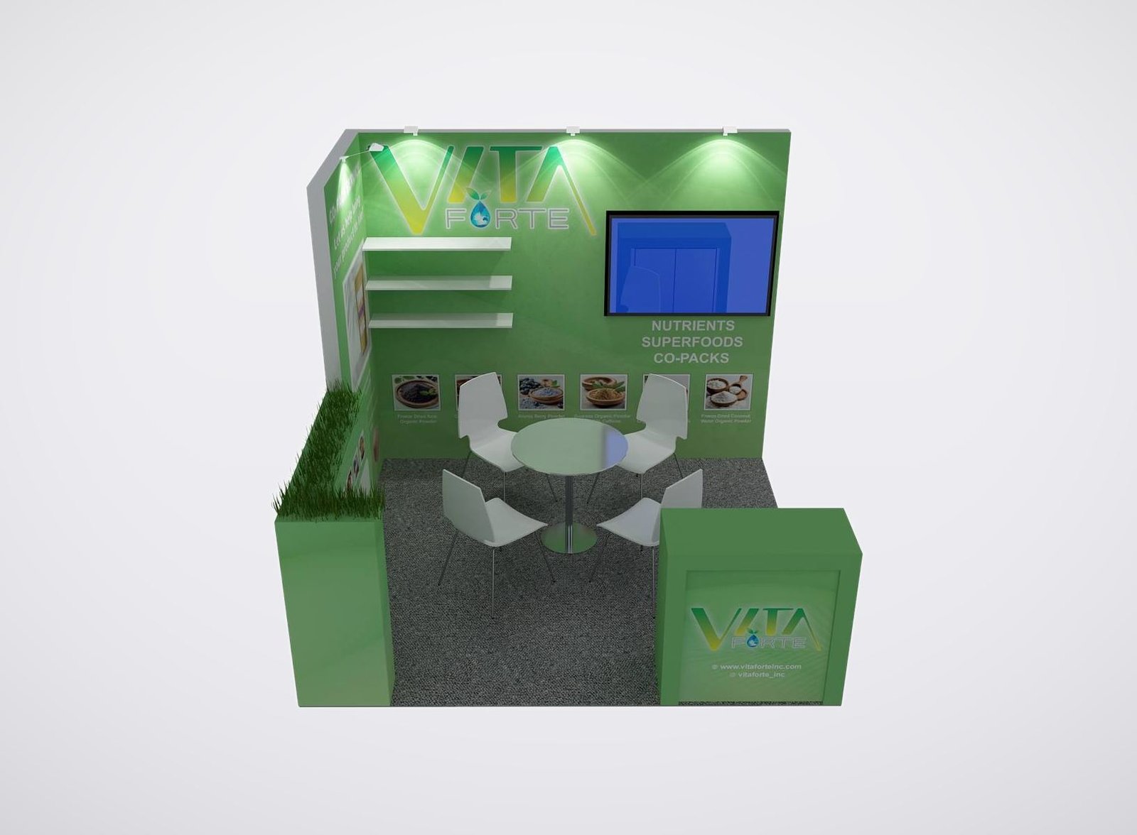 VITA FORTE 10x10 trade show booth display at SSW 2024