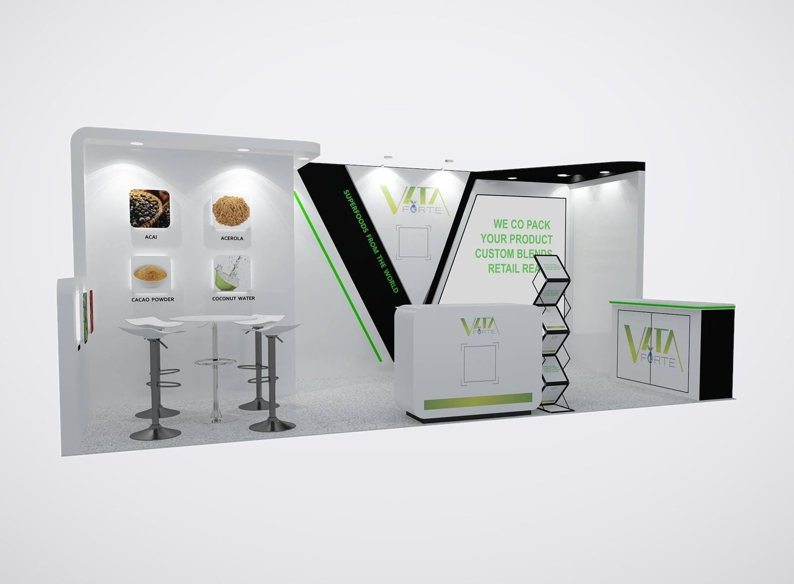 Vita Forte 10x20 trade show booth display at NPE 2025